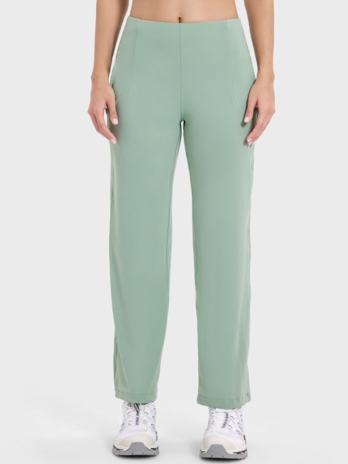 Pocketed High Waist Active Pants-Angel Casuals