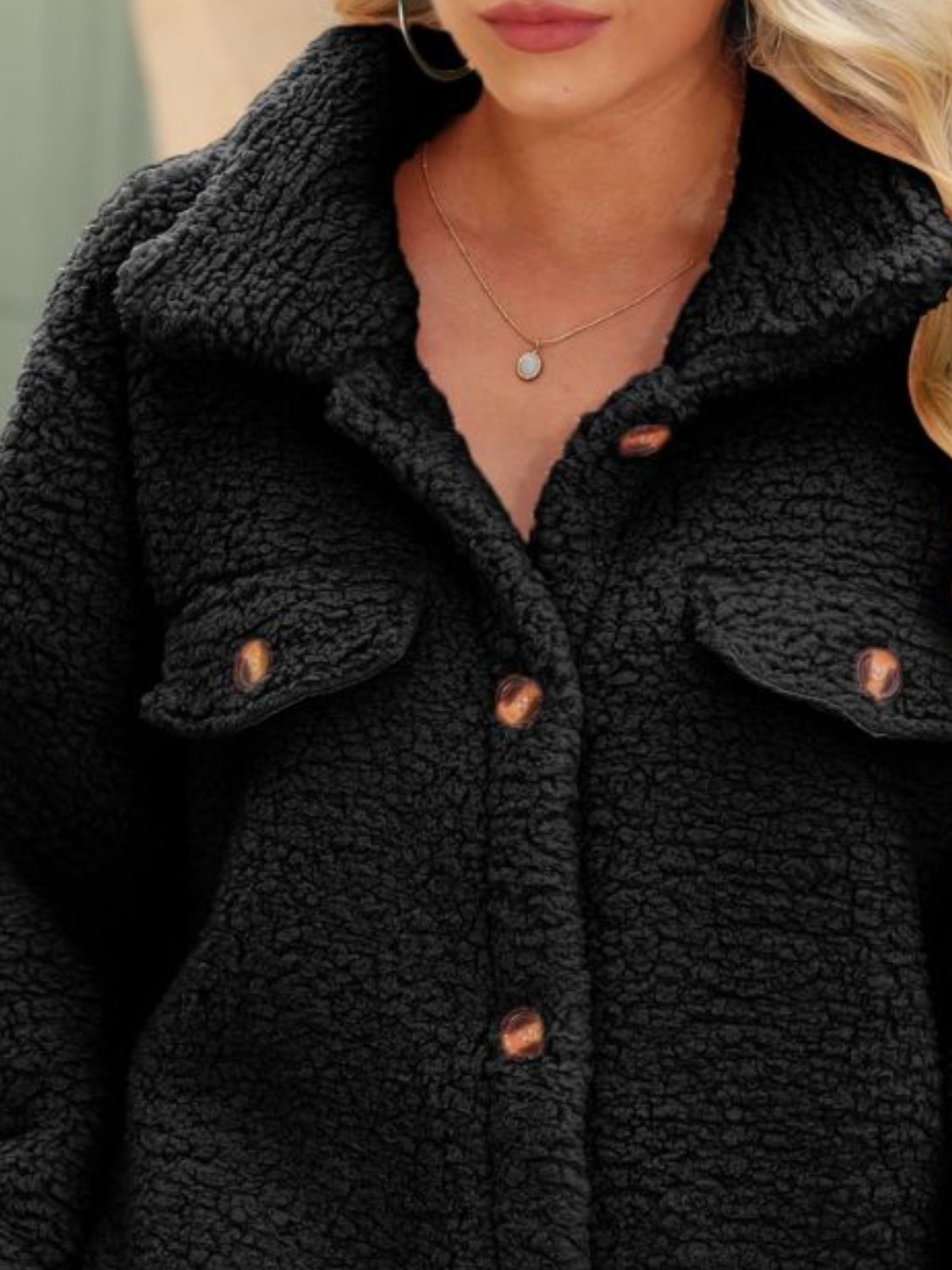 Button Down Collared Coat-Angel Casuals