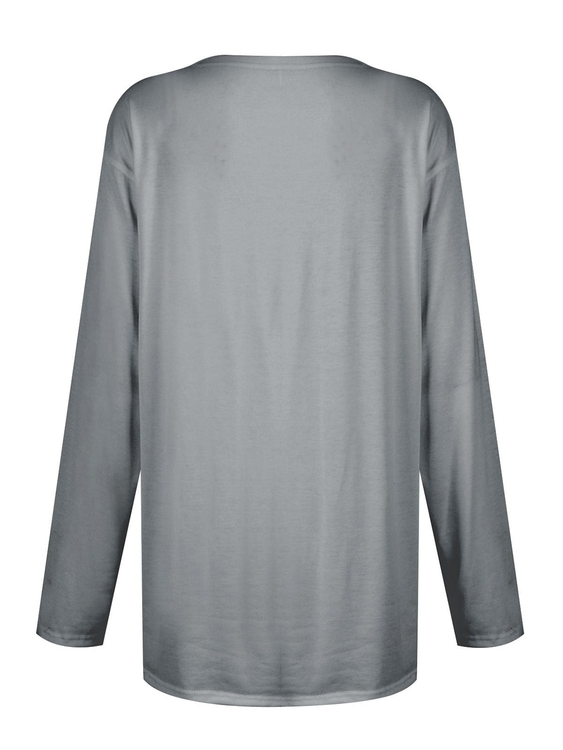 Full Size Pocketed Round Neck Long Sleeve T-Shirt-Angel Casuals