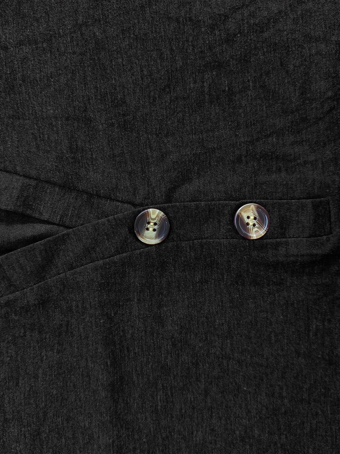 Full Size Notched Long Sleeve T-Shirt-Angel Casuals