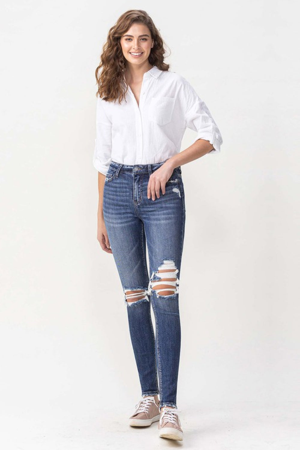 Lovervet Hayden Full Size High Rise Skinny-Angel Casuals