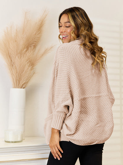 Angel Wings Open Front Cardigan with Pockets-Angel Casuals