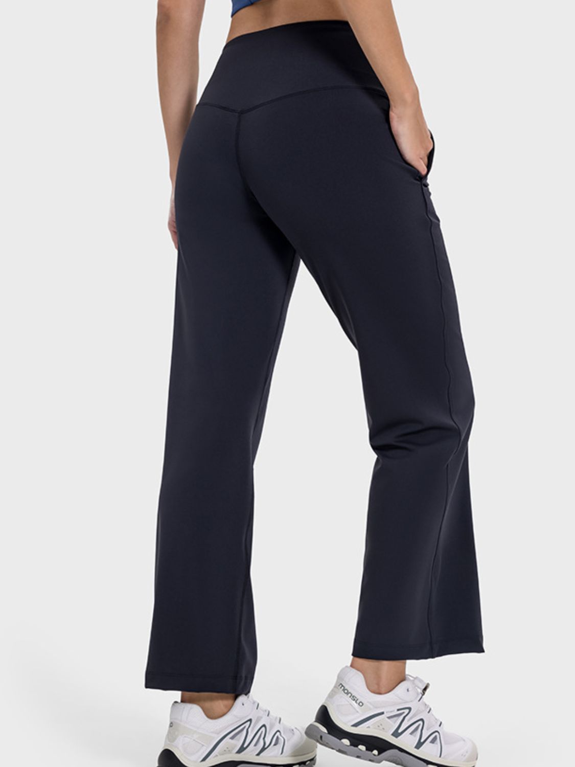 Pocketed High Waist Active Pants-Angel Casuals