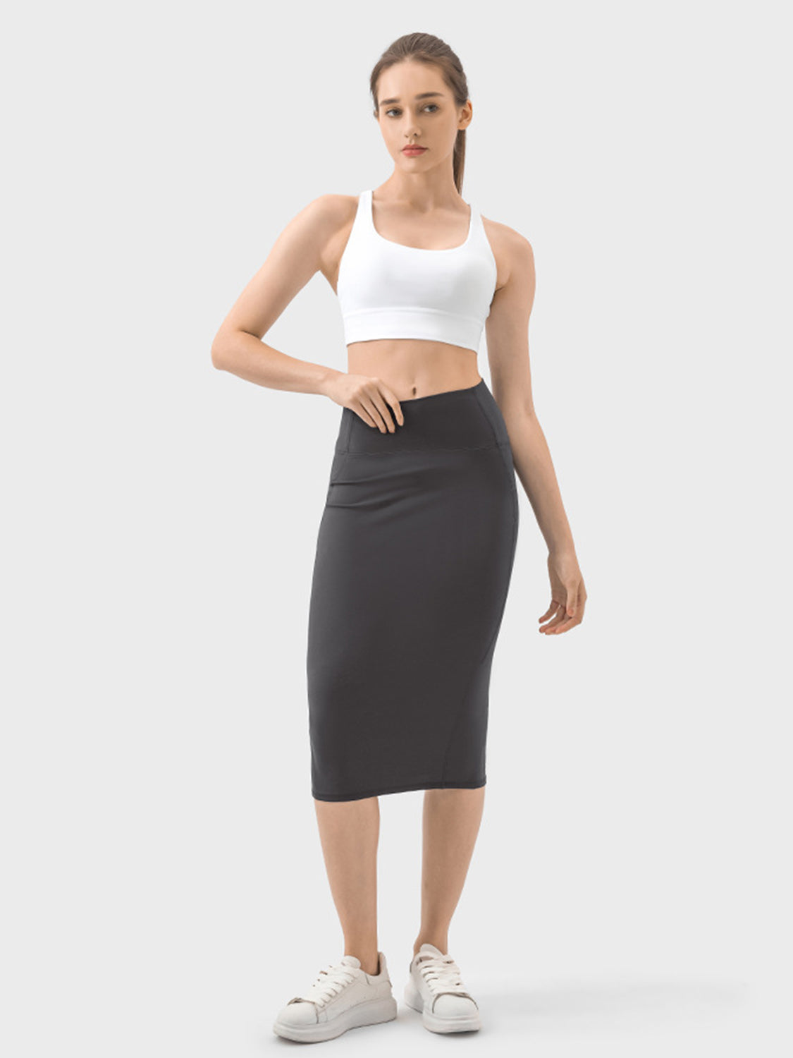 Slit Wrap Active Skirt-Angel Casuals