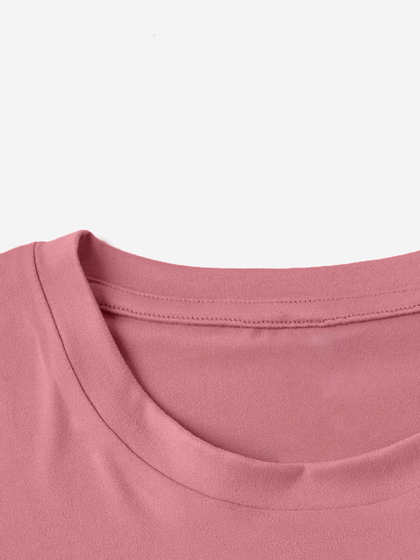 HAPPY EASTER Round Neck Short Sleeve T-Shirt-Angel Casuals
