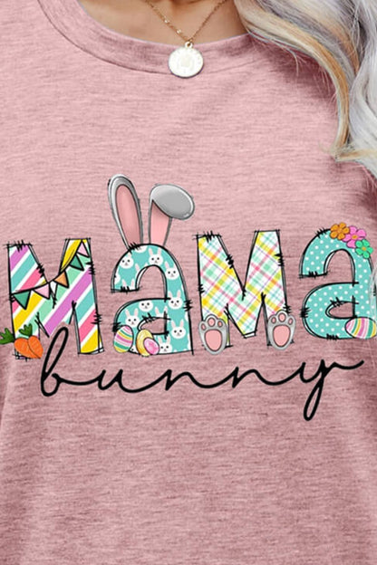 MAMA BUNNY Easter Graphic Tee-Angel Casuals