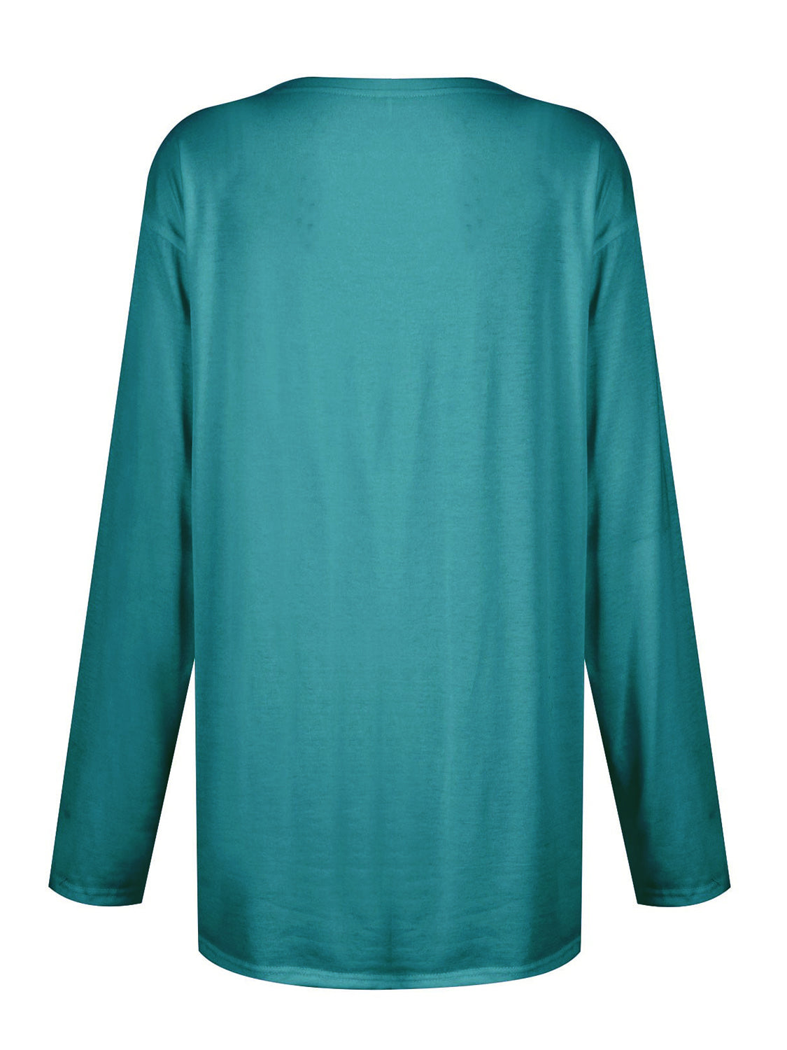 Full Size Pocketed Round Neck Long Sleeve T-Shirt-Angel Casuals