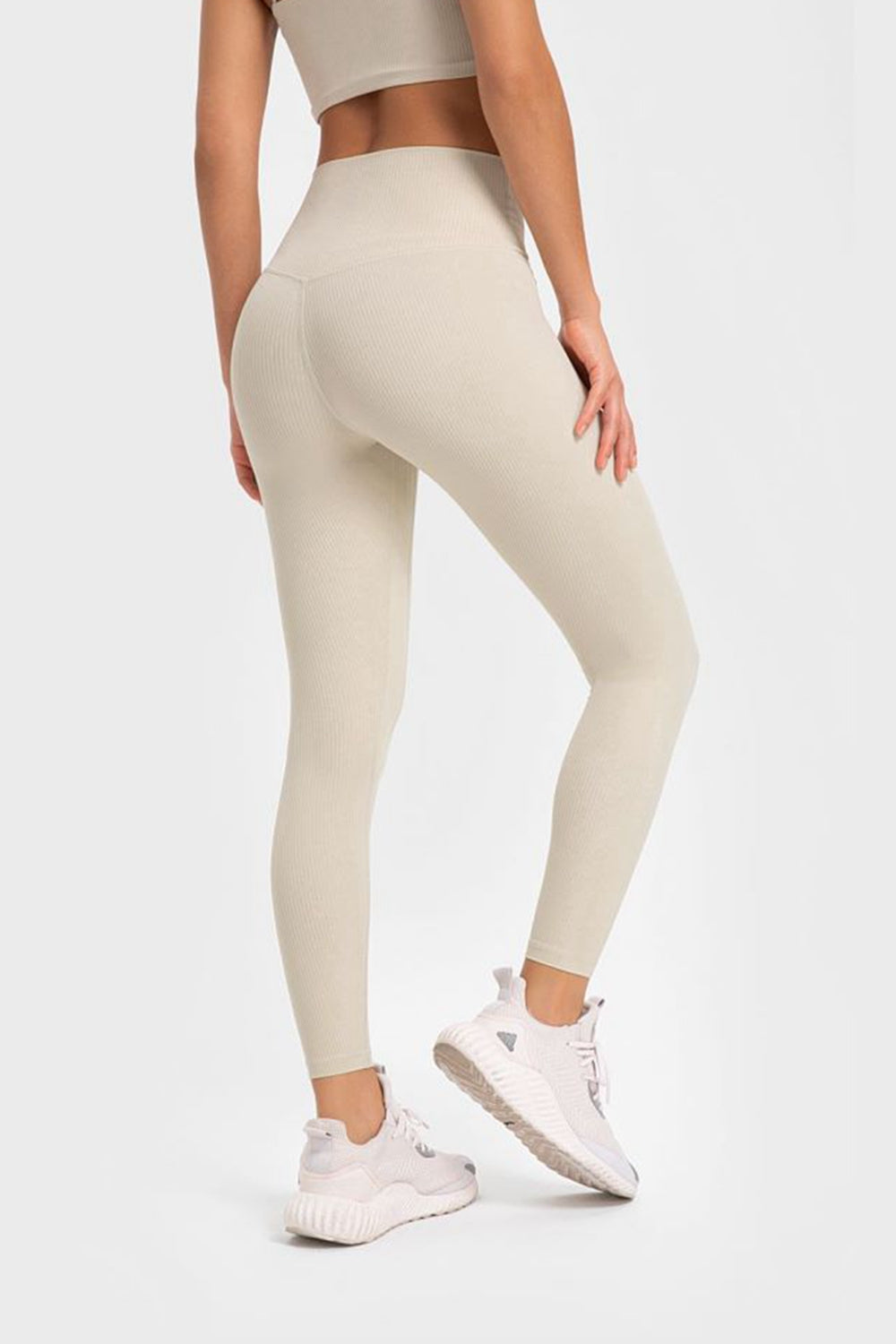 Highly Stretchy Wide Waistband Yoga Leggings-Angel Casuals