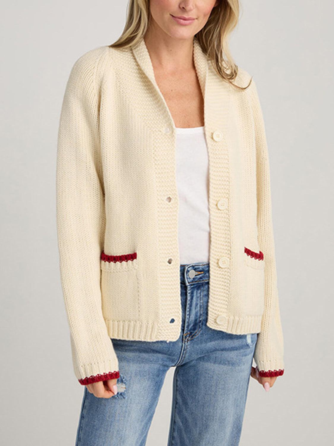 Lobster Button Up Long Sleeve Cardigan-Angel Casuals