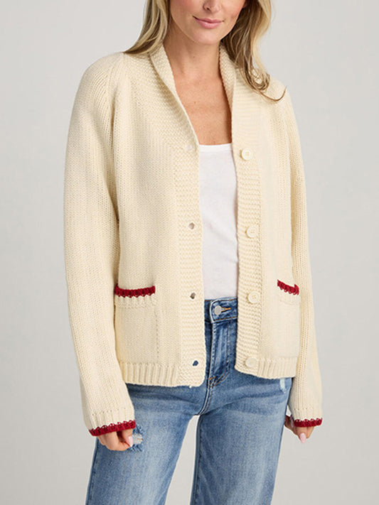 Lobster Button Up Long Sleeve Cardigan-Angel Casuals