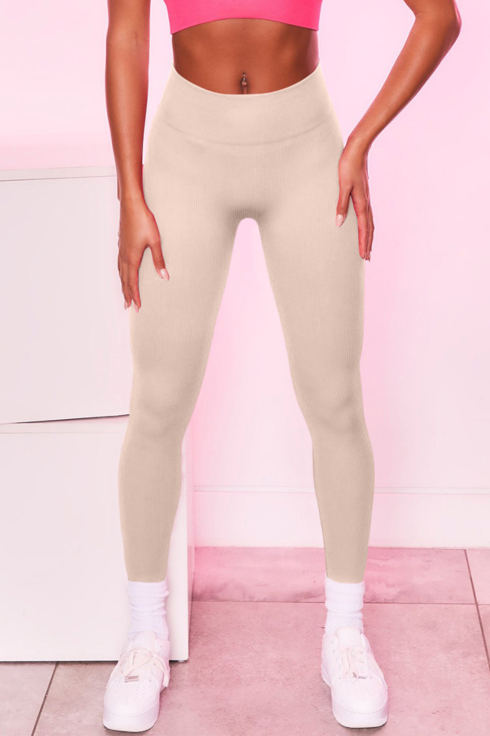 High Waist Active Pants-Angel Casuals