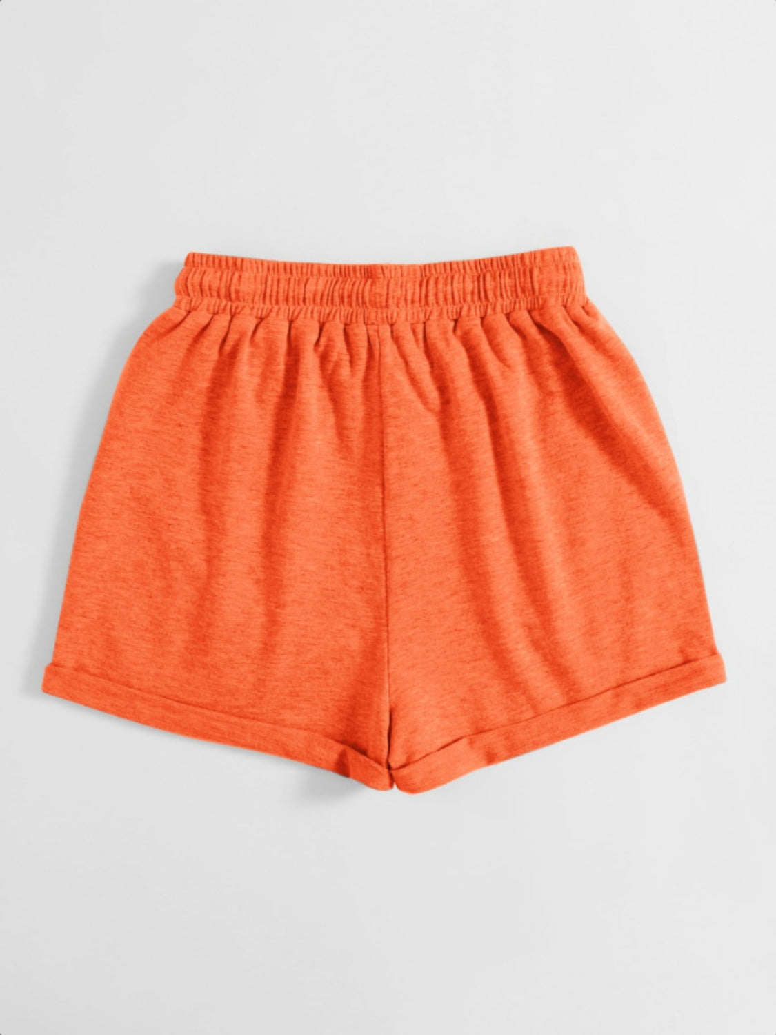 Drawstring Pocketed Elastic Waist Shorts-Angel Casuals