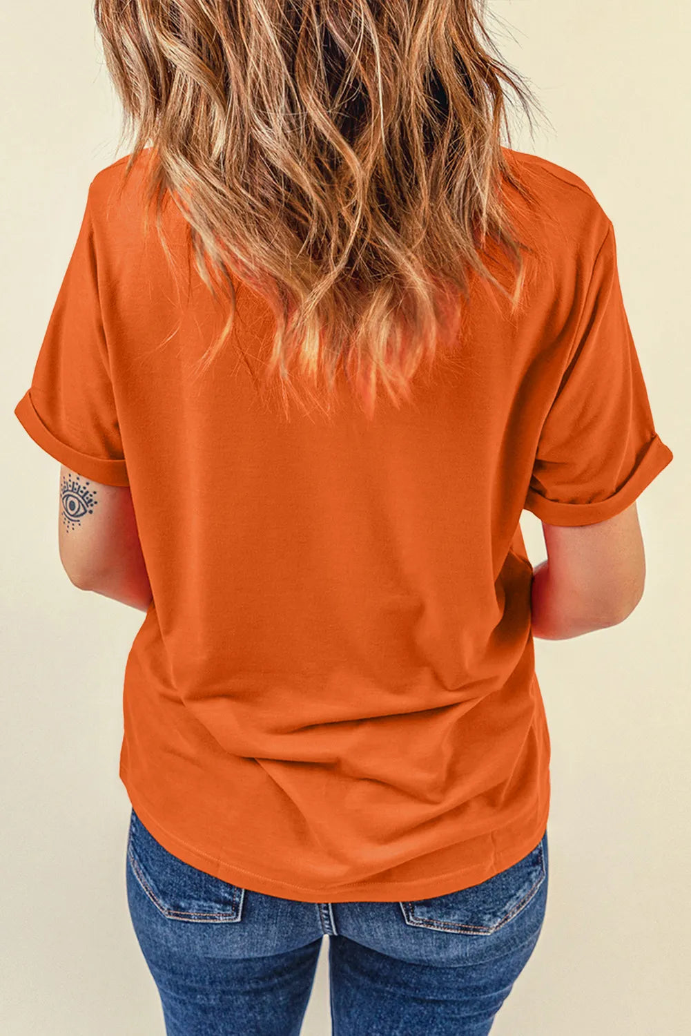 Full Size Glitter Round Neck Short Sleeve T-Shirt-Angel Casuals