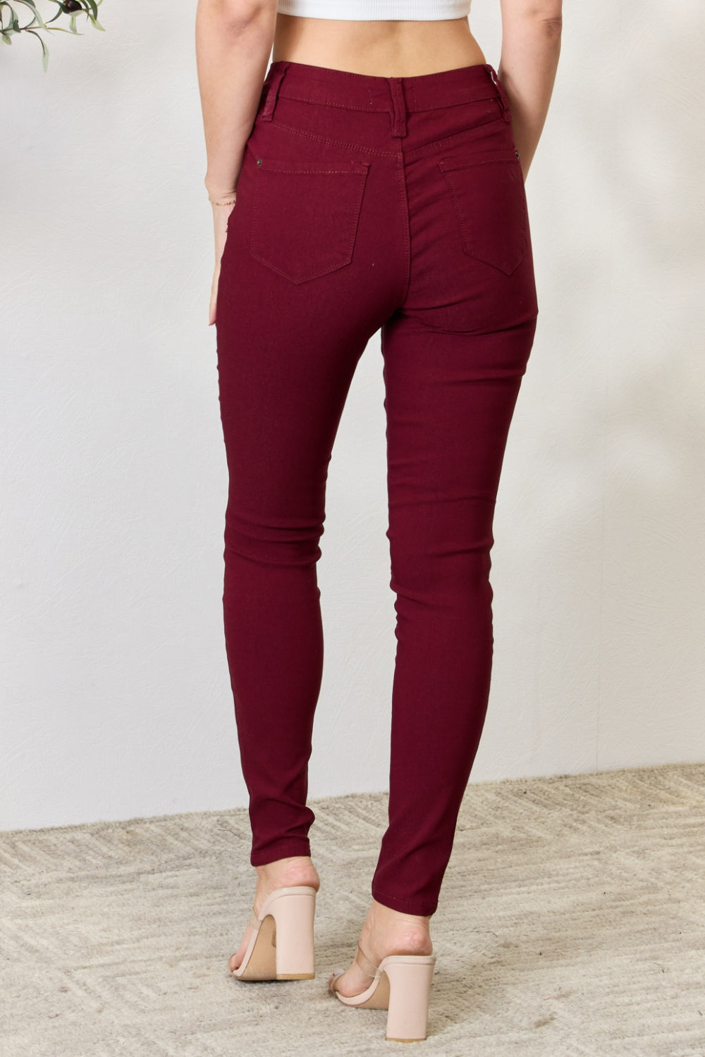 YMI Jeanswear Hyperstretch Mid-Rise Skinny Jeans-Angel Casuals