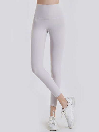 Wide Waistband Sports Leggings-Angel Casuals