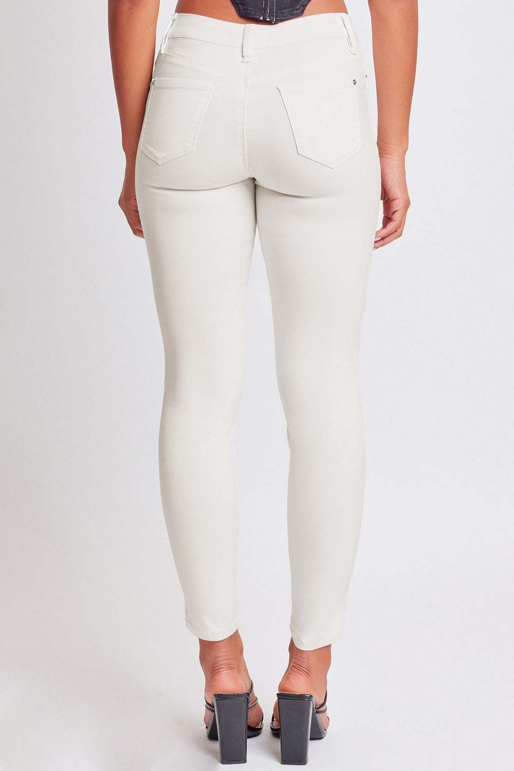 YMI Jeanswear Hyperstretch Mid-Rise Skinny Jeans-Angel Casuals