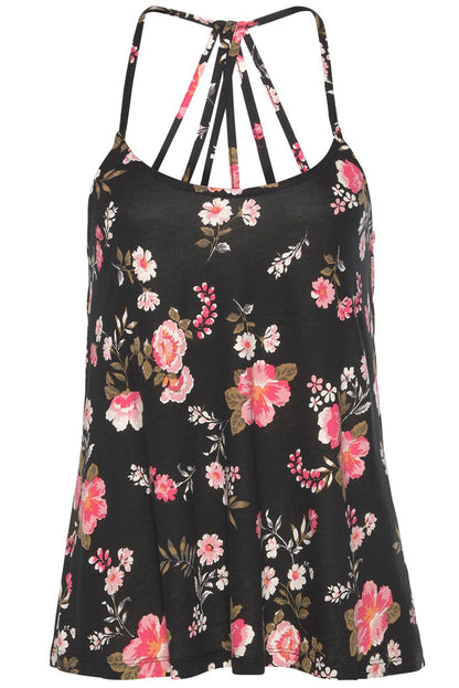 Floral Spaghetti Strap Cami-Angel Casuals