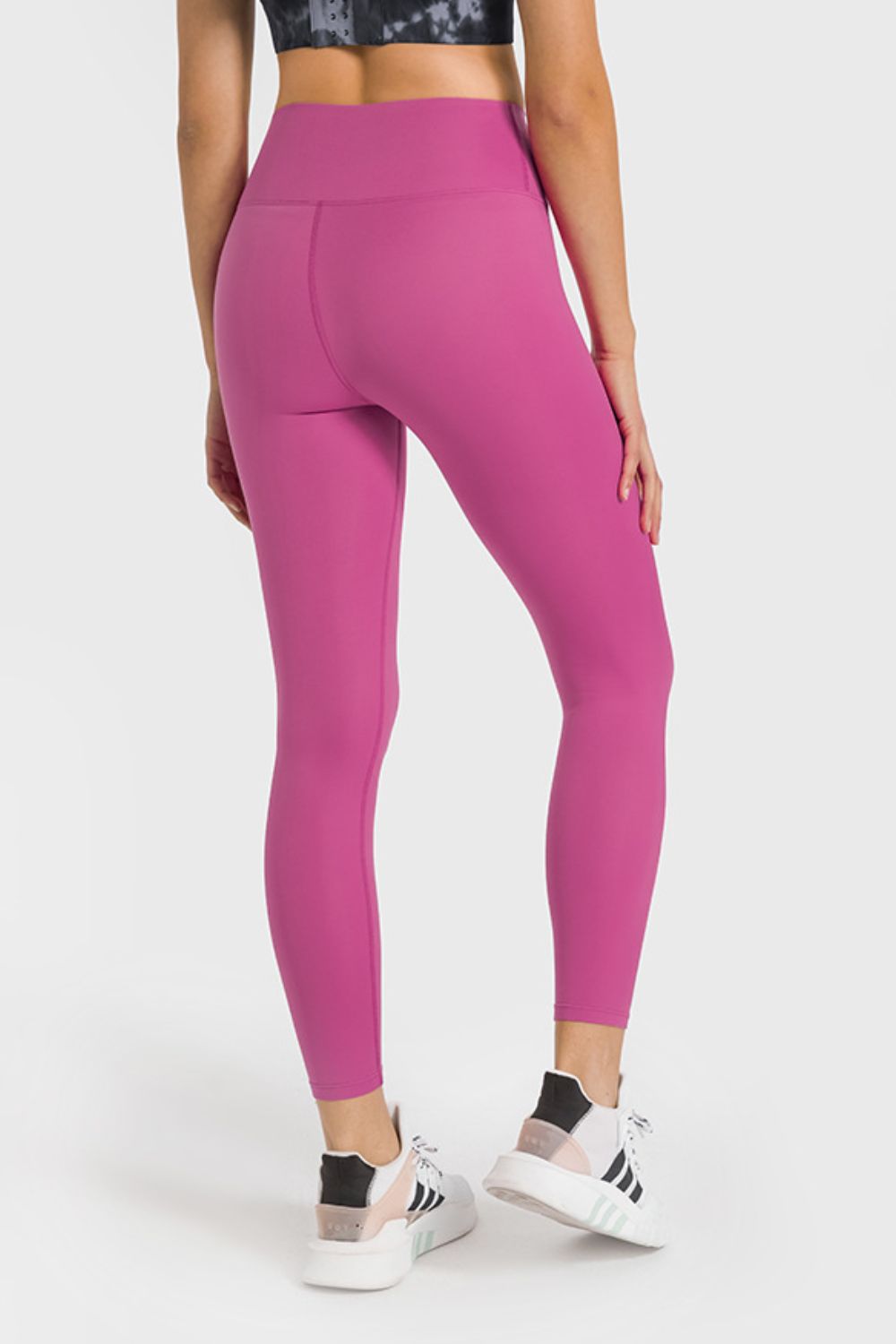 High Waist Ankle-Length Yoga Leggings-Angel Casuals