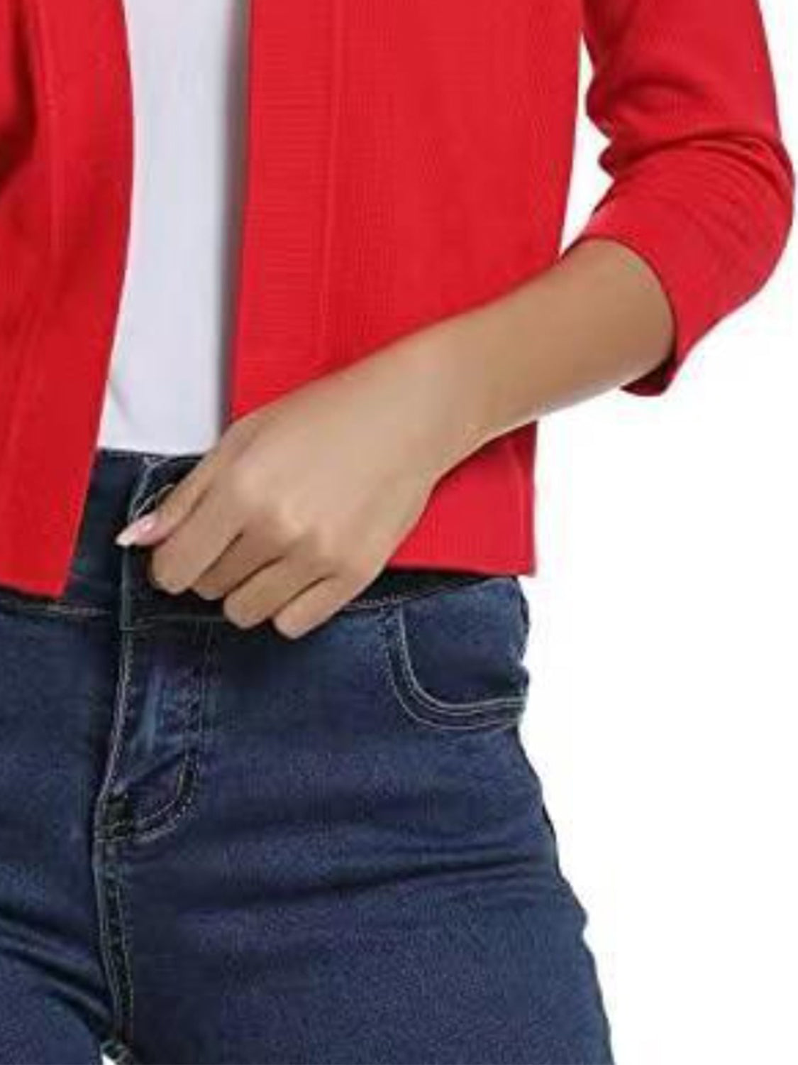 Open Front Cardigan-Angel Casuals