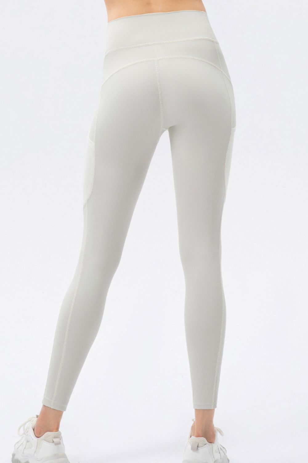 High Waist Slim Fit Long Sports Pants-Angel Casuals