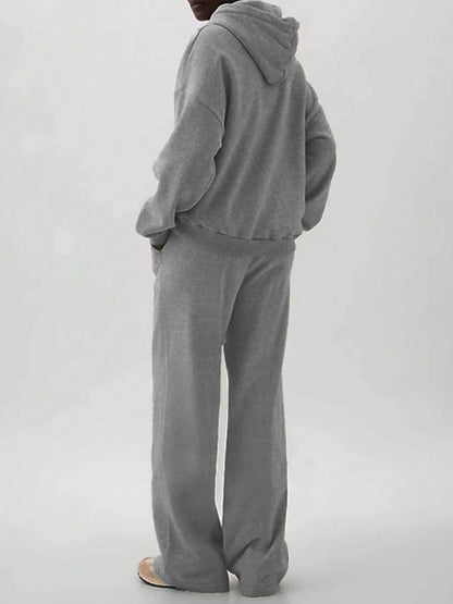 Devine Long Sleeve Hooded Jumpsuit with Pockets-Angel Casuals