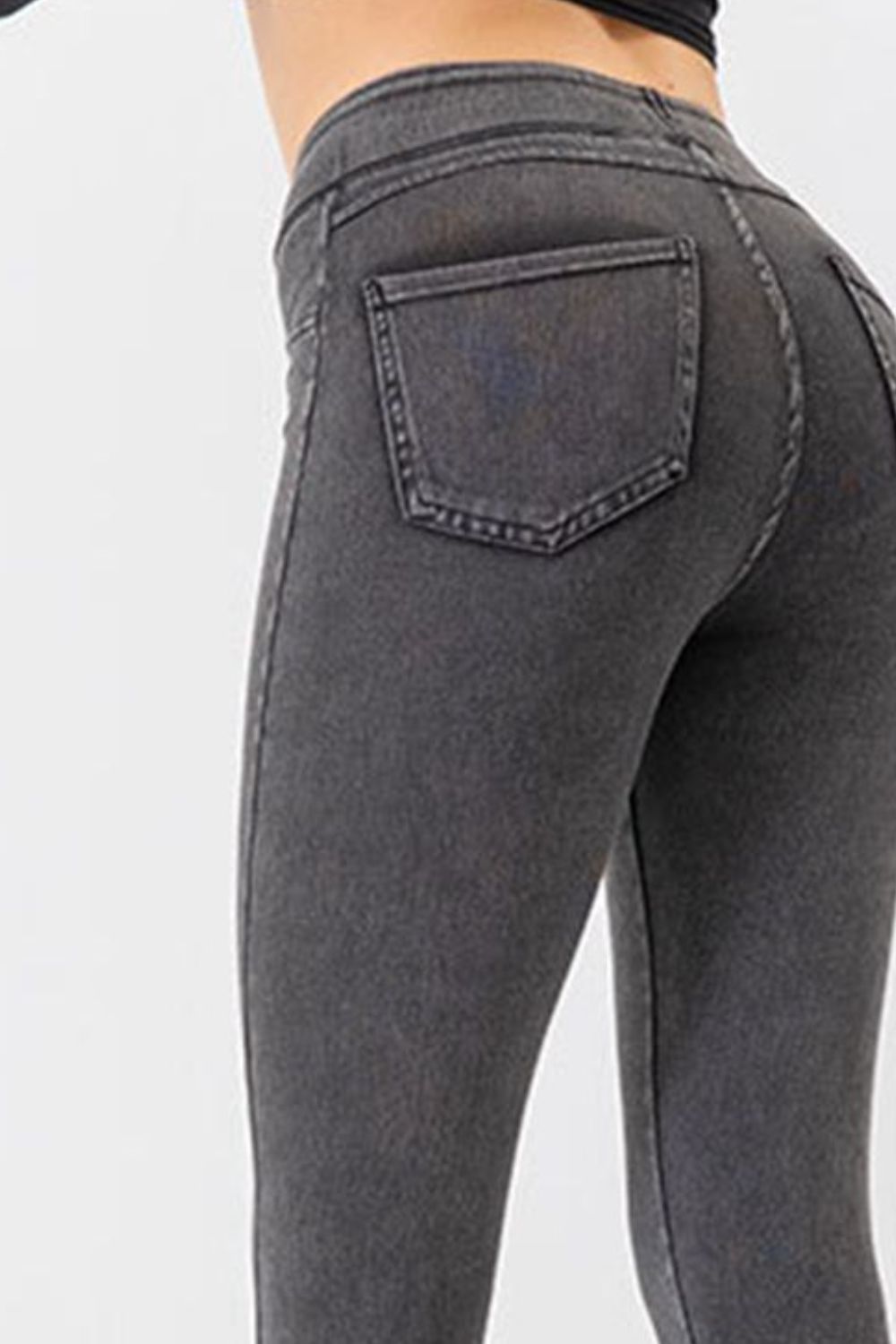 High Waist Skinny Jeans-Angel Casuals