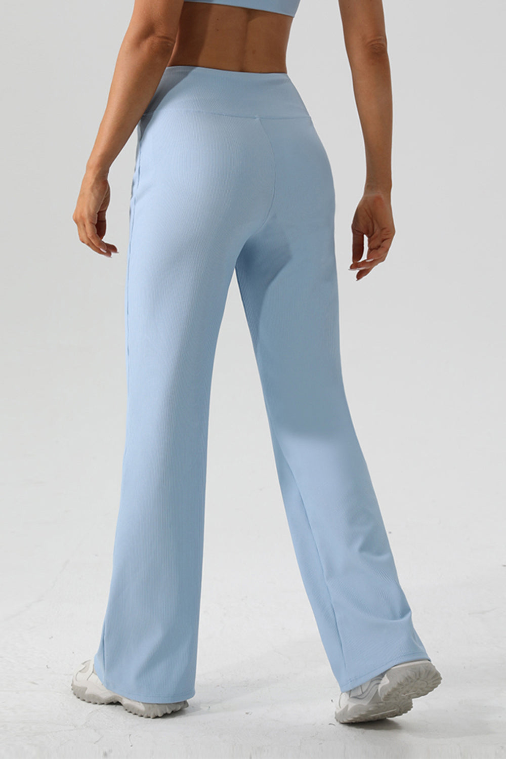 High Waist Straight Active Pants-Angel Casuals