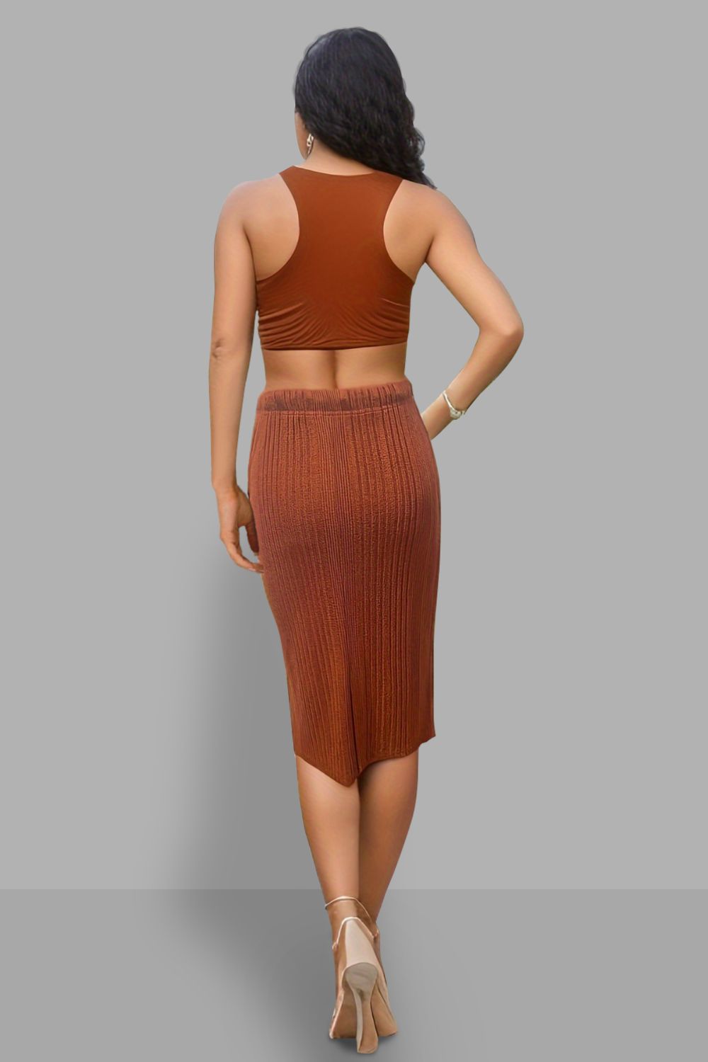 Slit High Waist Skirt-Angel Casuals