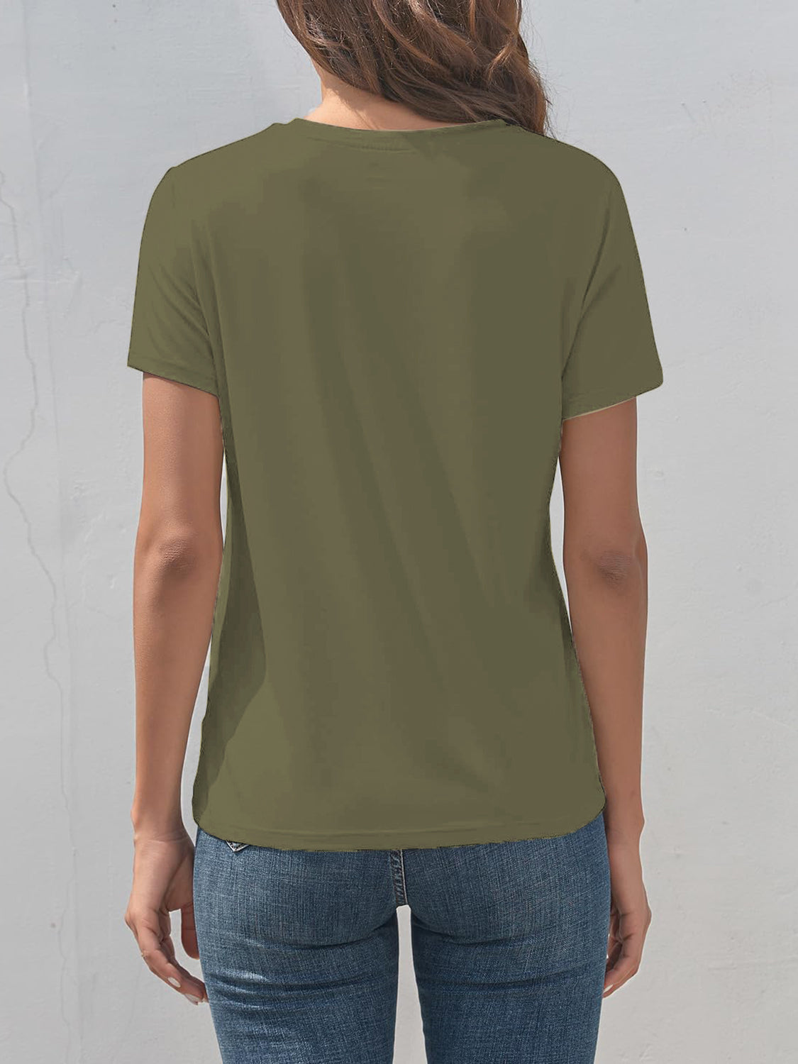 Graphic Round Neck Short Sleeve T-Shirt-Angel Casuals