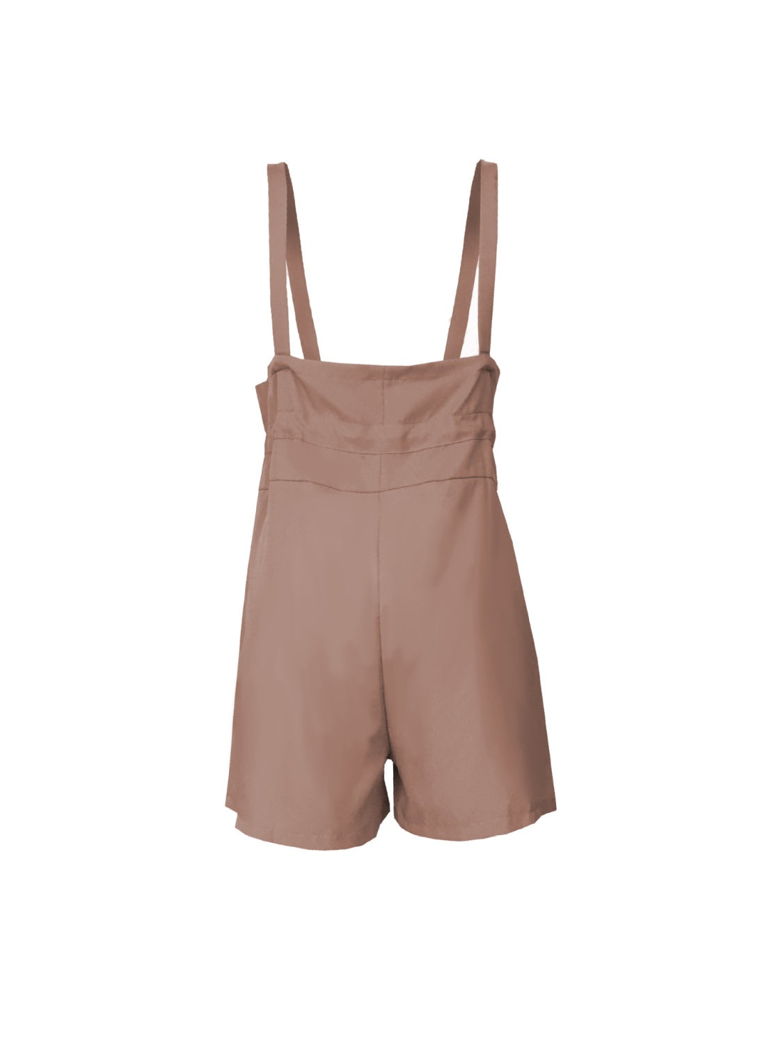 Drawstring Wide Strap Overalls with Pockets-Angel Casuals