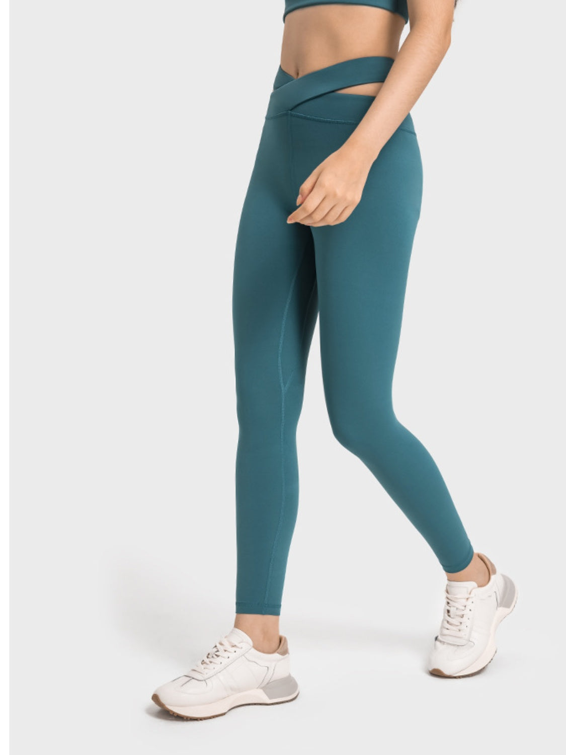 Crisscross Cutout Sports Leggings-Angel Casuals