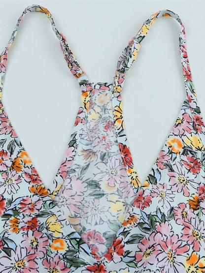 Floral Surplice Cami-Angel Casuals