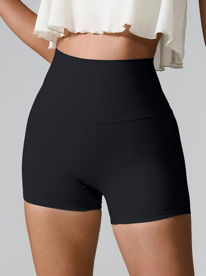 High Waist Active Shorts-Angel Casuals