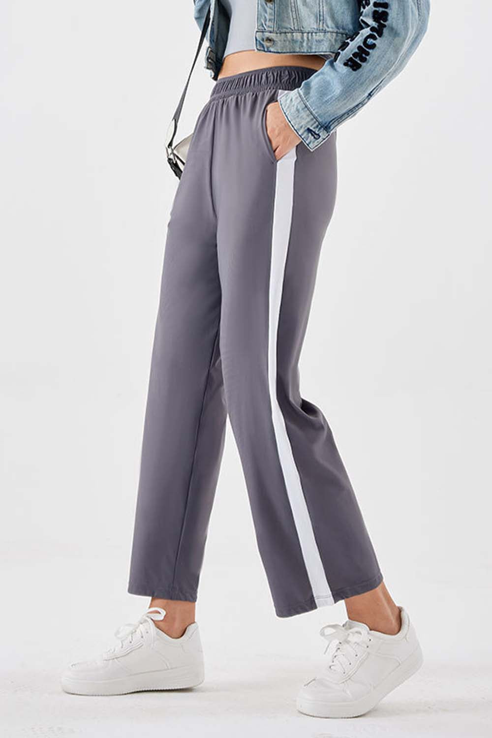 Seam Detail Long Pants-Angel Casuals