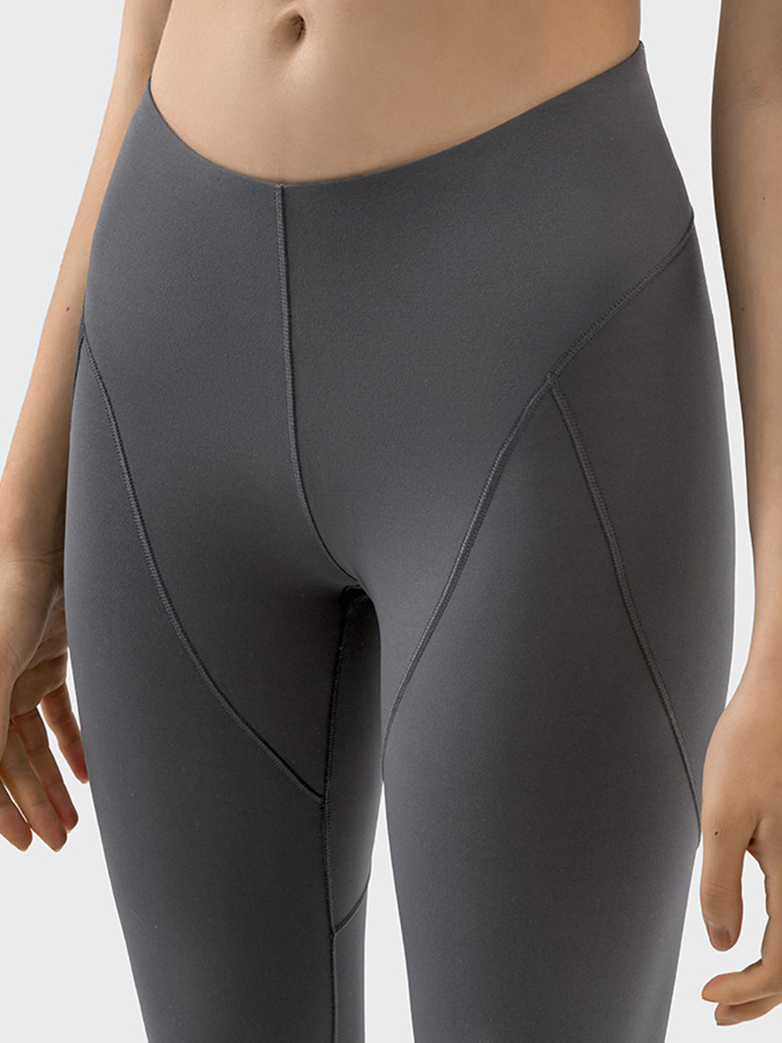 Mid-Rise Waist Active Pants-Angel Casuals