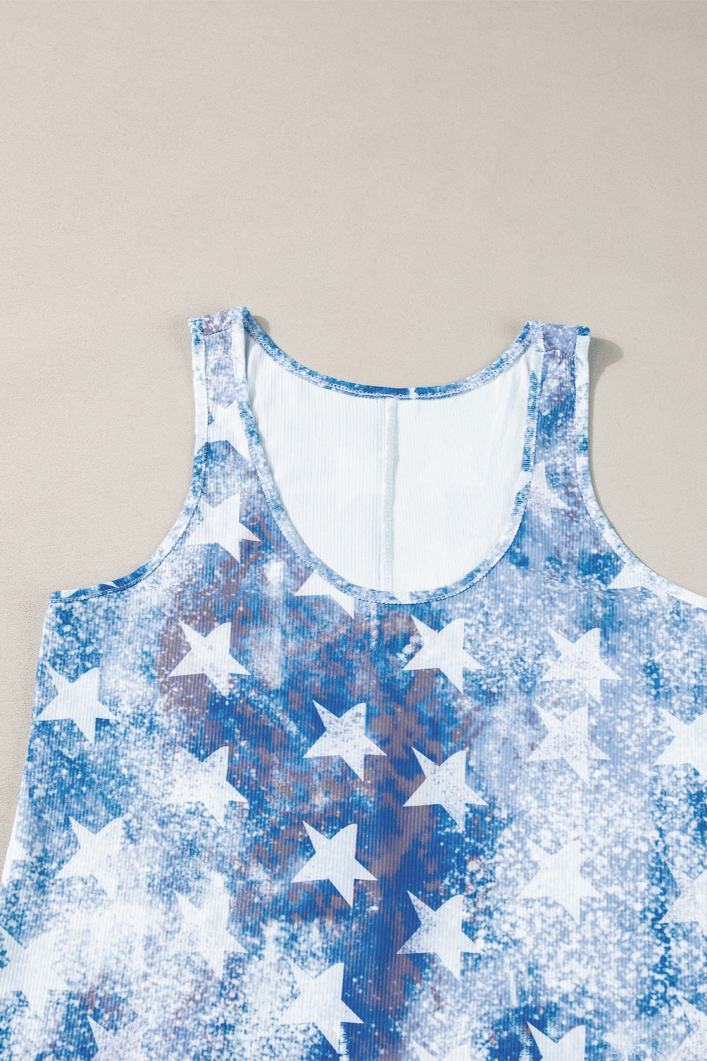 US Flag Scoop Neck Tank-Angel Casuals