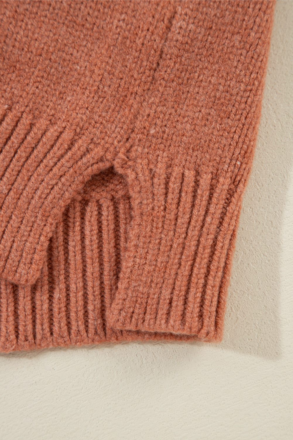Slit Open Front Dropped Shoulder Cardigan-Angel Casuals