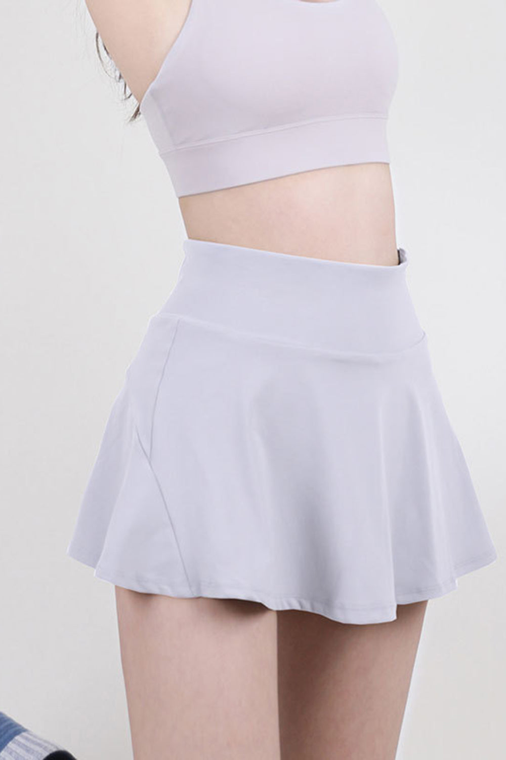 High Waist Pleated Active Skirt-Angel Casuals