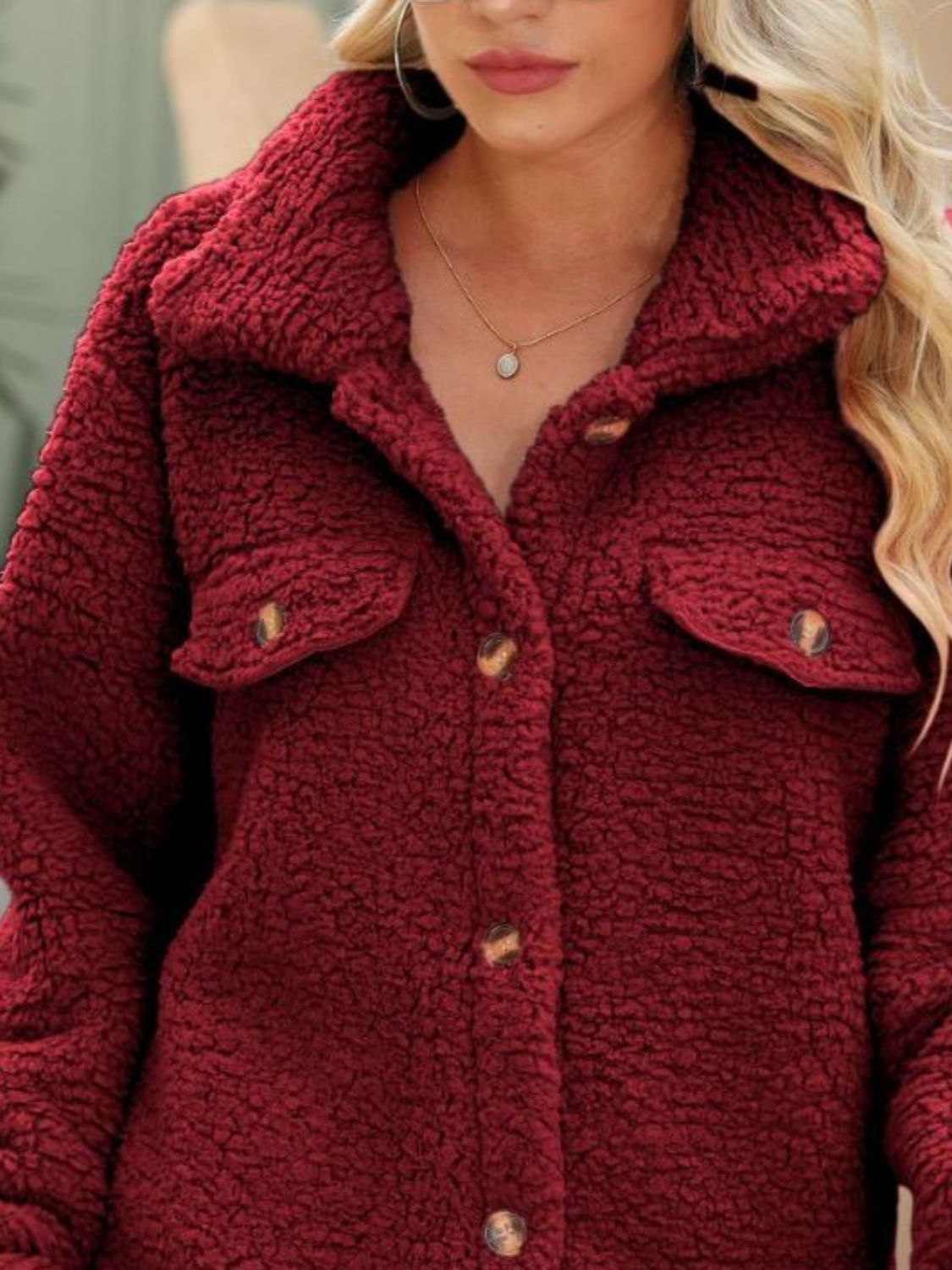 Button Down Collared Coat-Angel Casuals