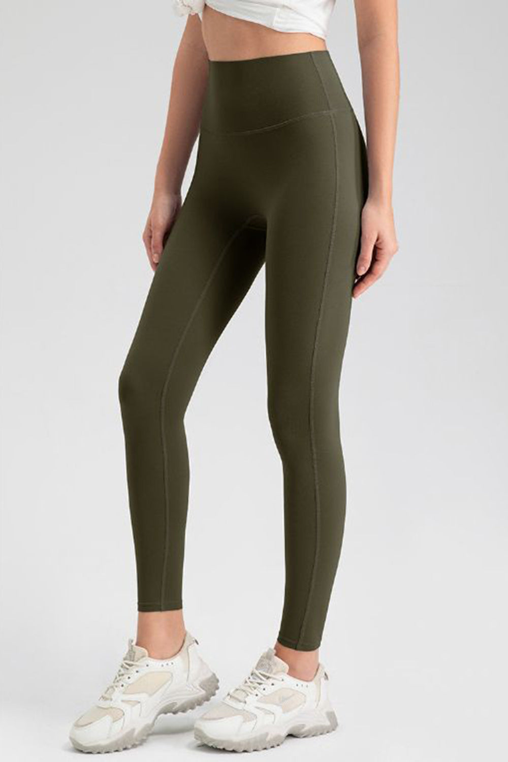 High Waist Skinny Active Pants-Angel Casuals