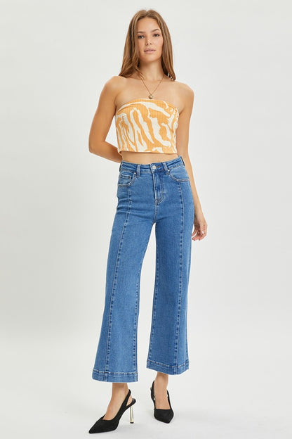 RISEN Full Size High Rise Wide Leg Jeans-Angel Casuals