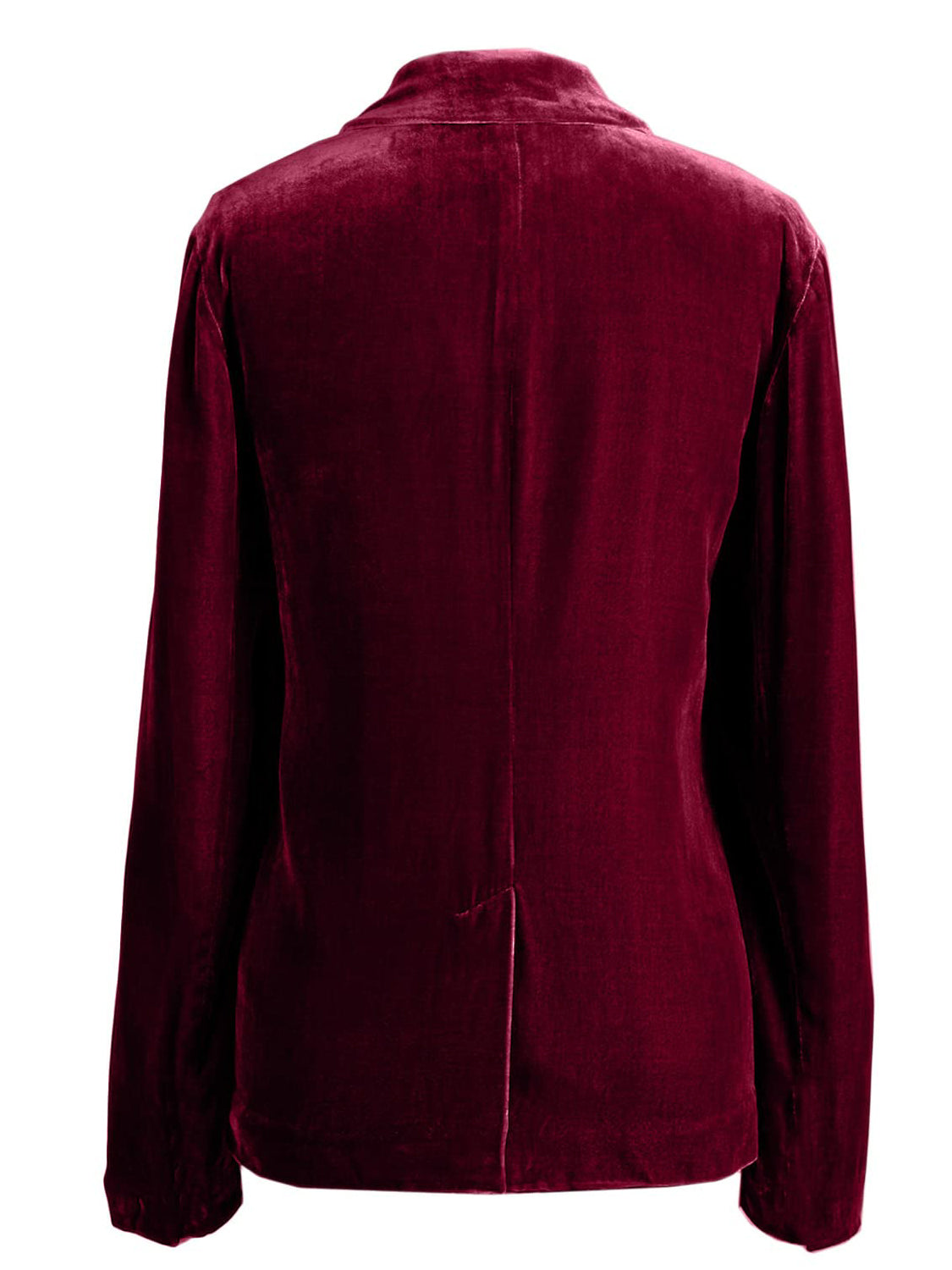 Pocketed Button Up Lapel Collar Blazer-Angel Casuals