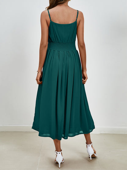 Scoop Neck Midi Cami Dress-Angel Casuals