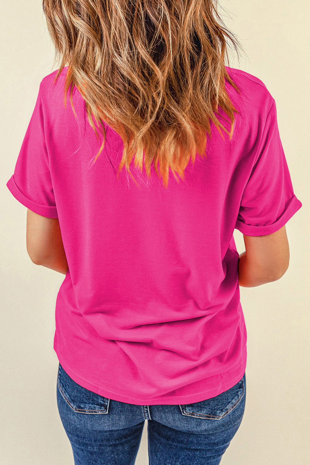 Graphic Round Neck Short Sleeve T-Shirt-Angel Casuals