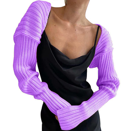 Long Sleeve Knit Bolero-Angel Casuals