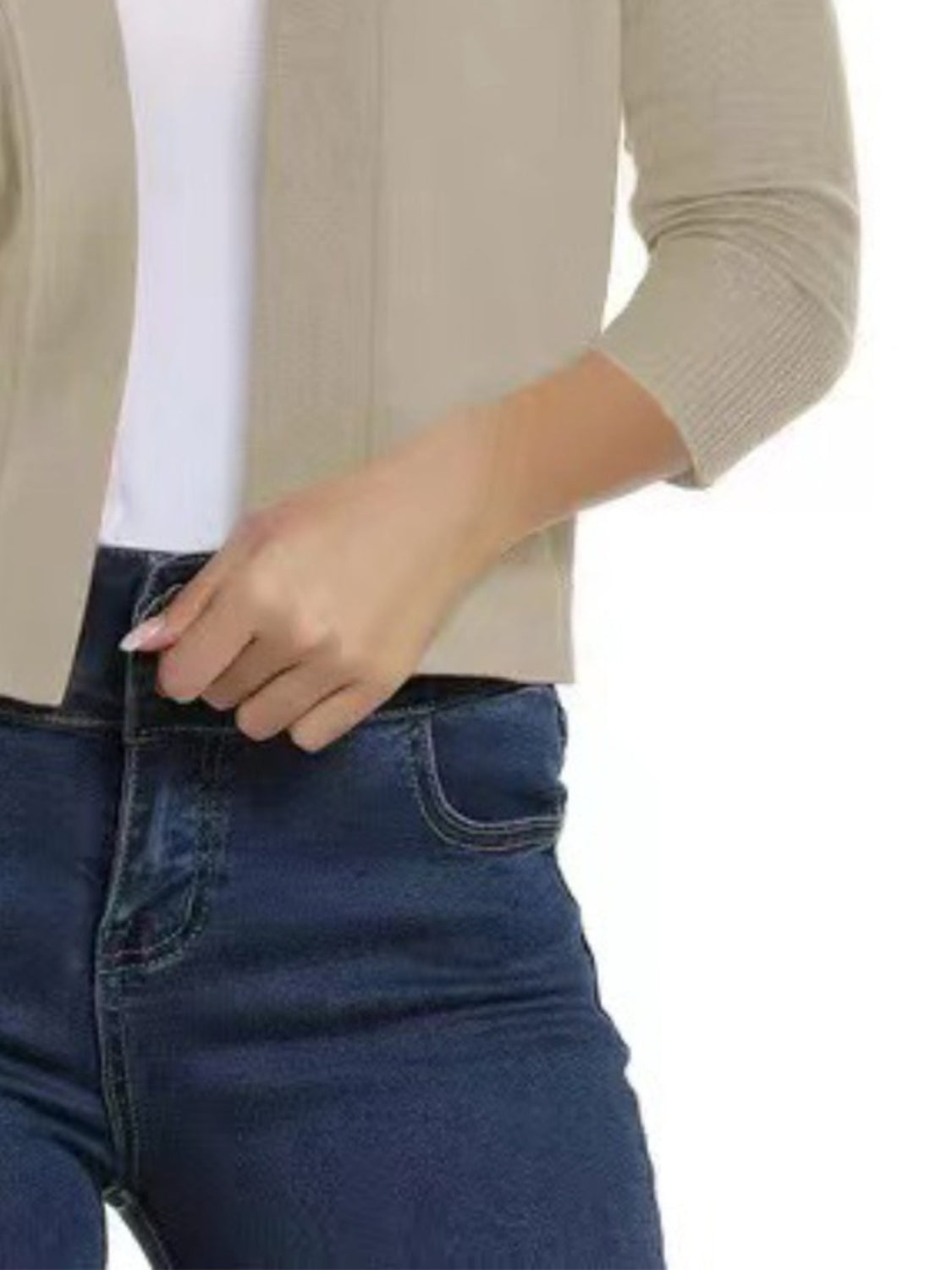 Open Front Cardigan-Angel Casuals
