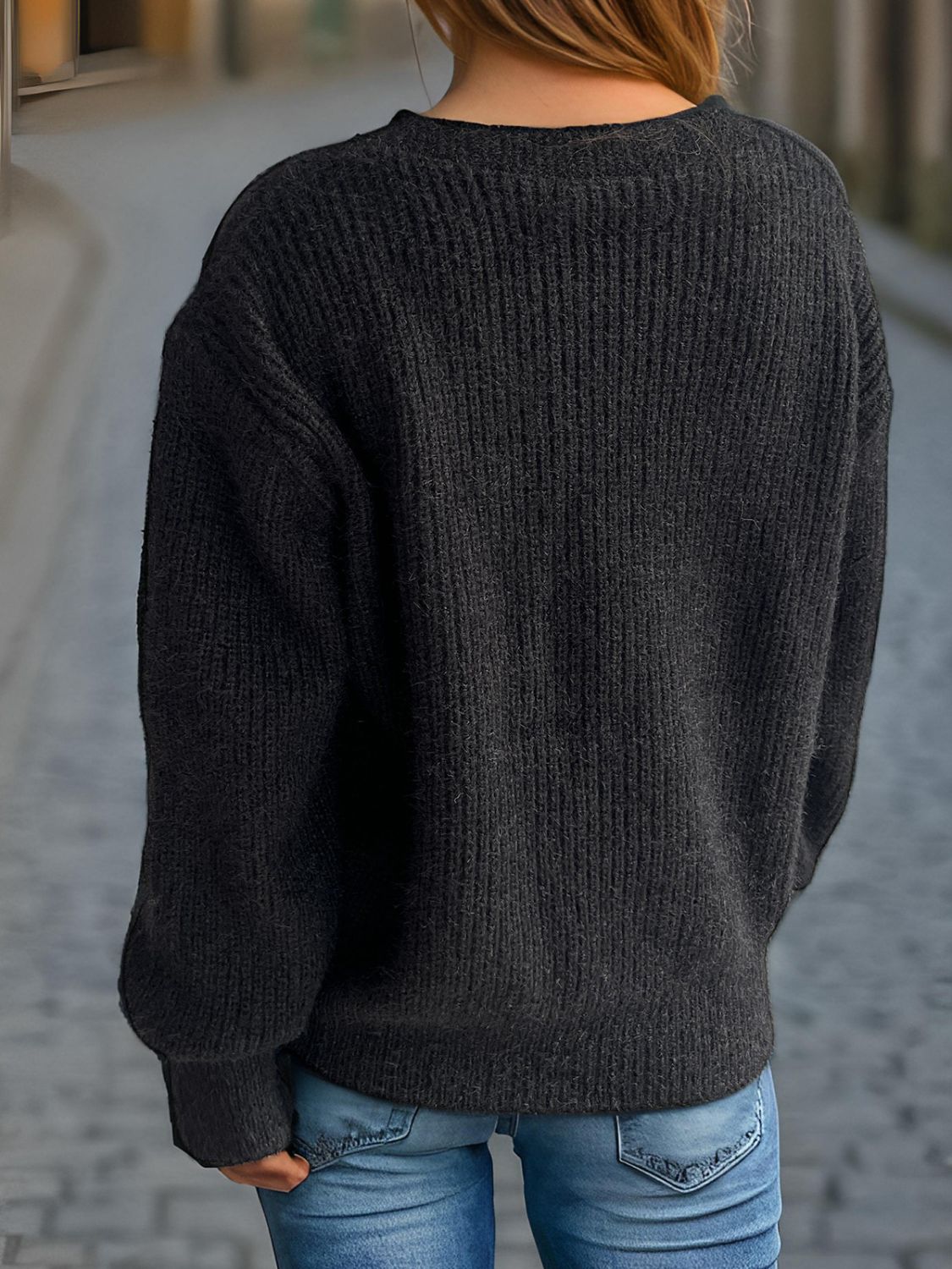 Button Down Long Sleeve Cardigan-Angel Casuals