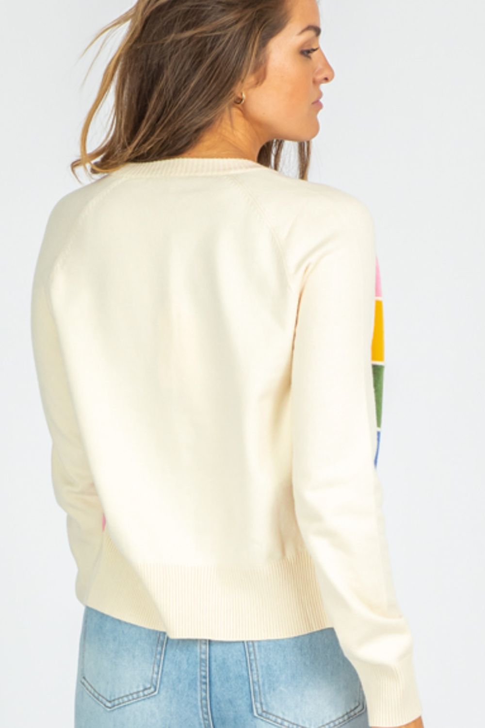 Contrast Button Down Long Sleeve Cardigan-Angel Casuals