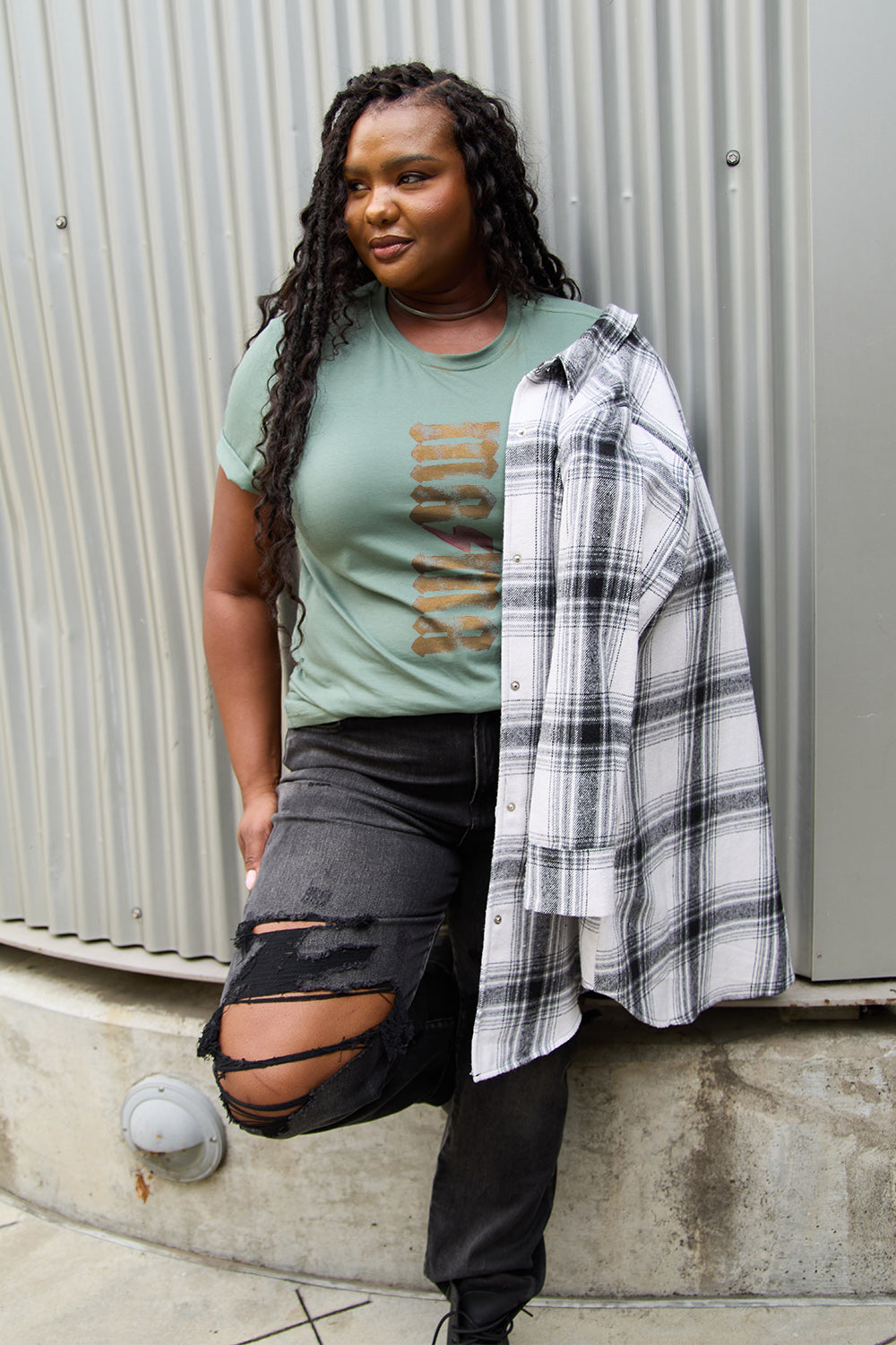 Simply Love Full Size MAMA Short Sleeve T-Shirt-Angel Casuals