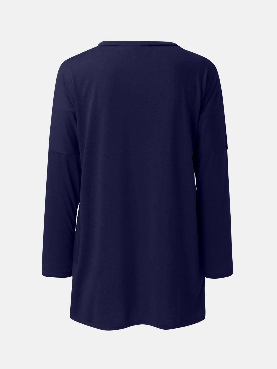 Full Size Round Neck Long Sleeve T-Shirt-Angel Casuals